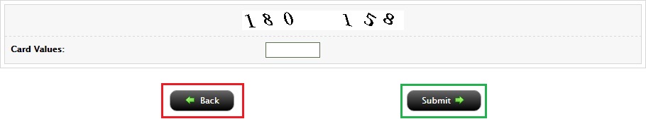 Activate Online Security Code Card